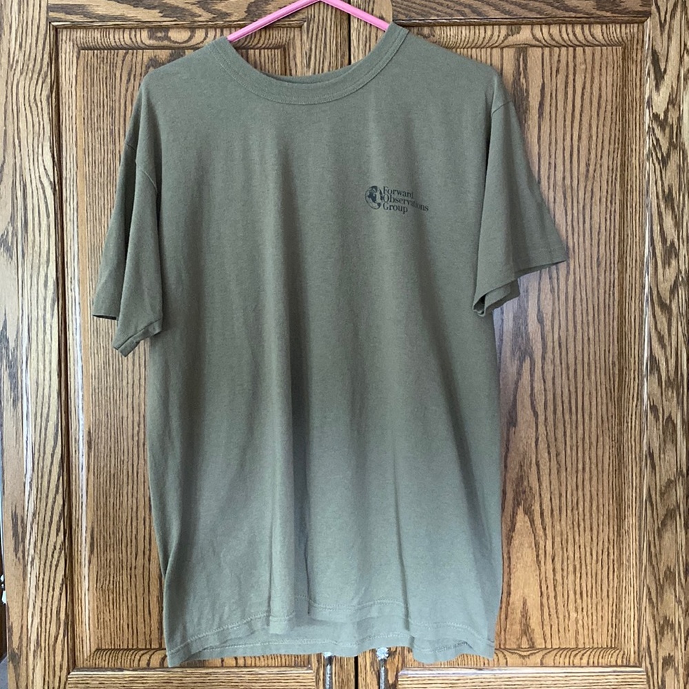 Forward Observation Group t-shirt. Size large.